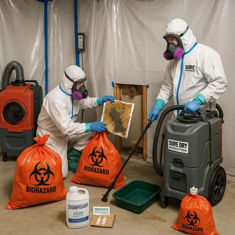 Contaminated Water Handling Protocols process in Wyoming County, PA