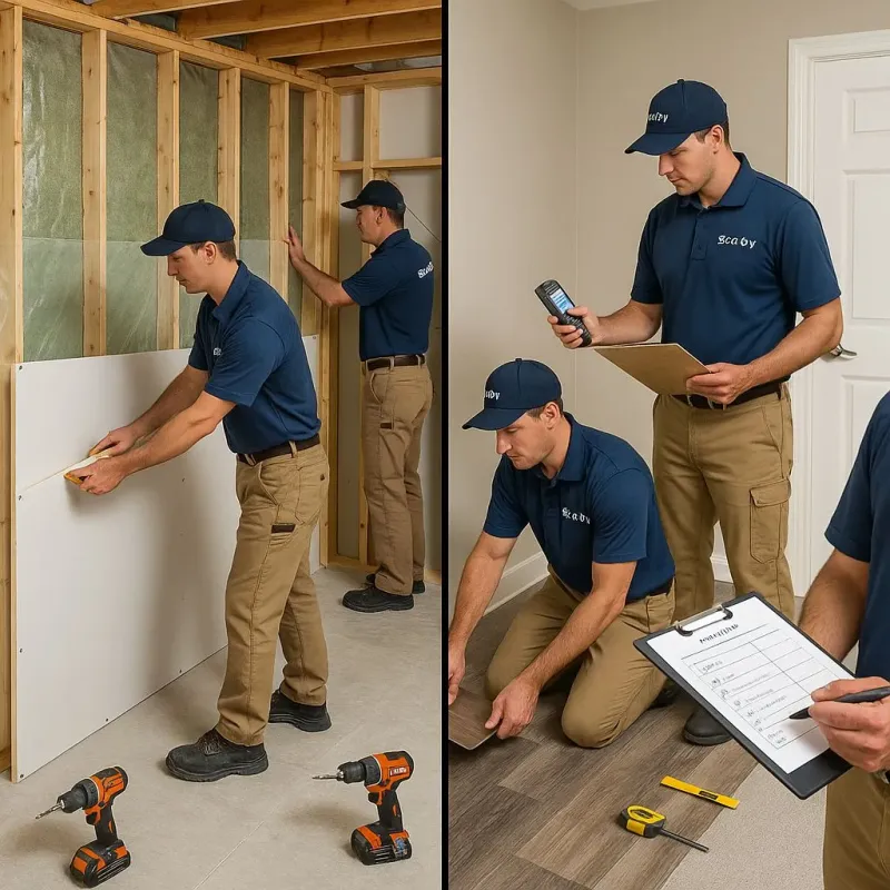 Repairs and Reconstruction process in Wyoming County, PA